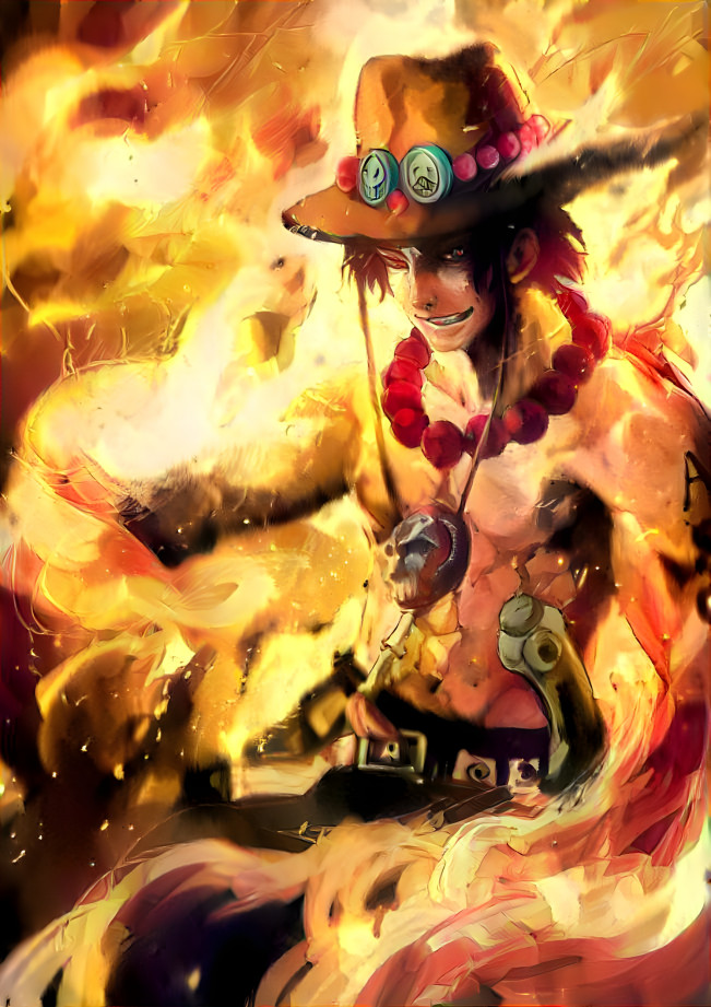 Fire Fist Ace Ablaze