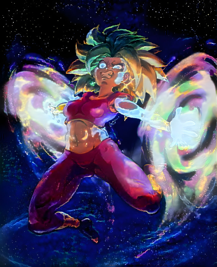 LSSJ2 Kefla Gigantic Burst (Space OMG Epic Style)