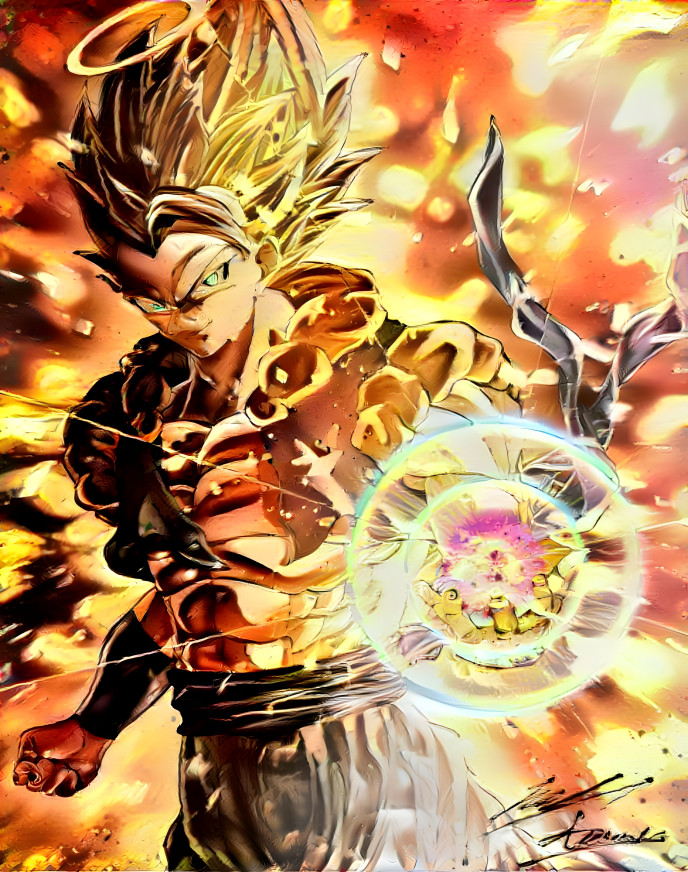 Gogeta Charging Stardust Breaker (Asura Style)