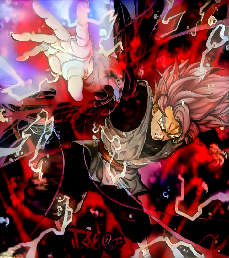 SSJR Goku Black (Cumber Aura Style)