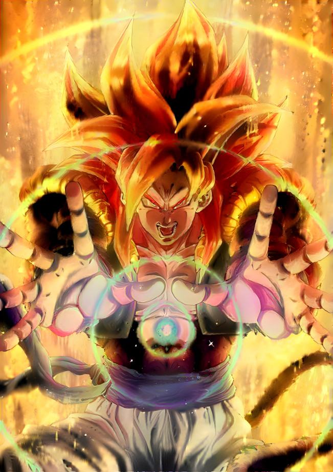 SSJ4 Gogeta Charging BB Kamehameha (Asura Style)