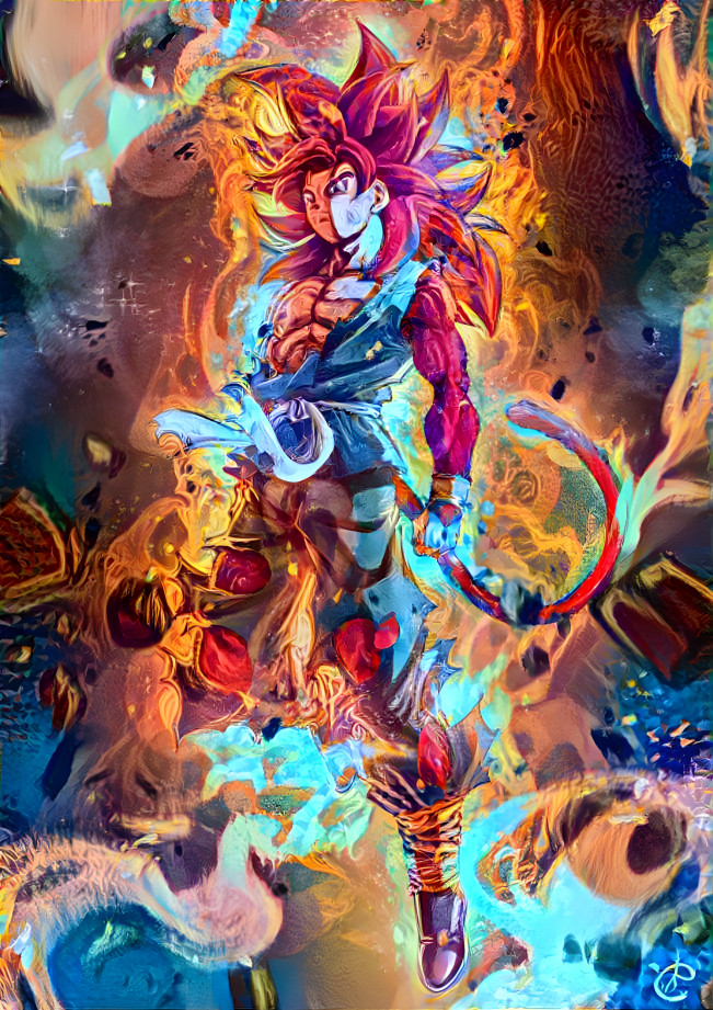 SSJ4 Goku (Abstract Dragon Style)