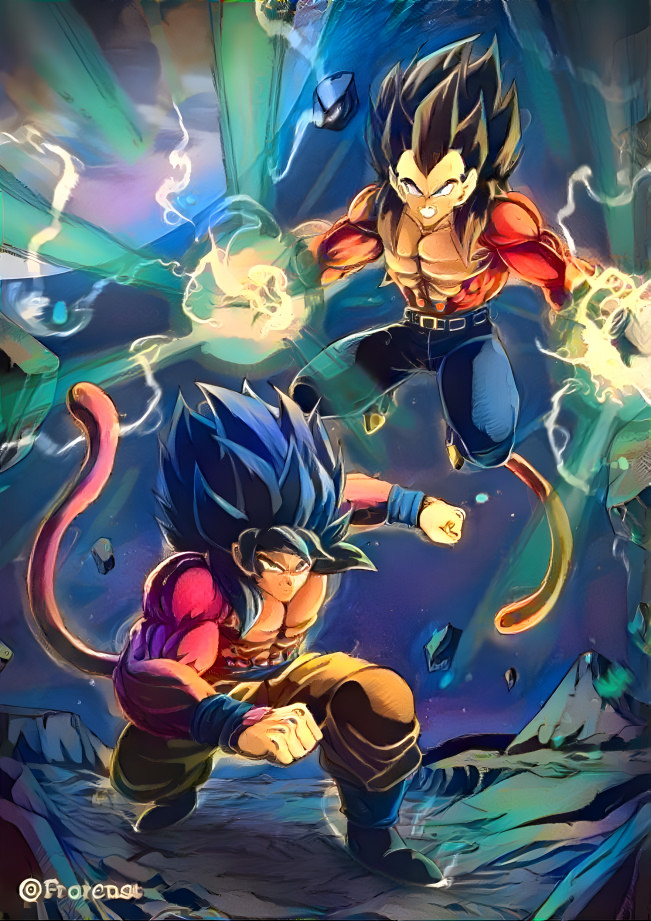 SSJ4 Goku & Vegeta