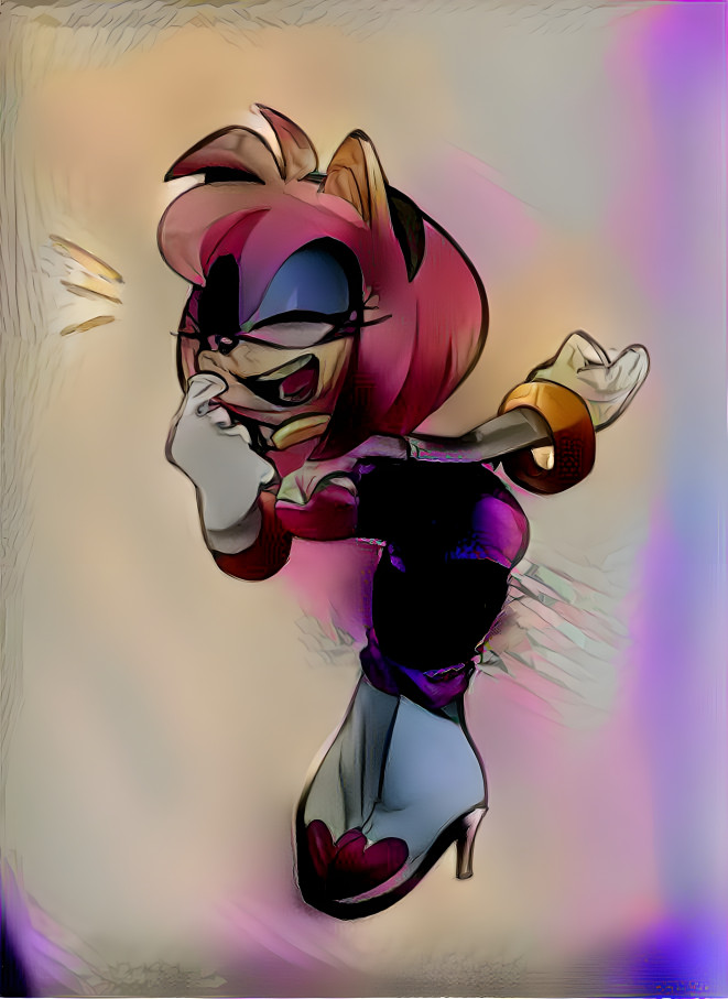 Dark Amy in Rouge's Outfit