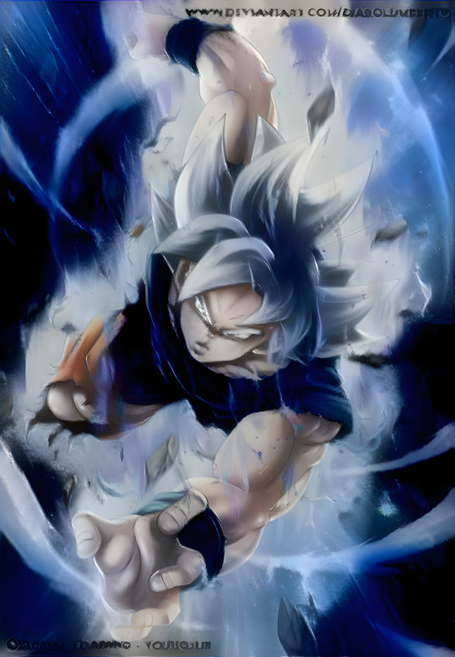 SSJ Silver Goku