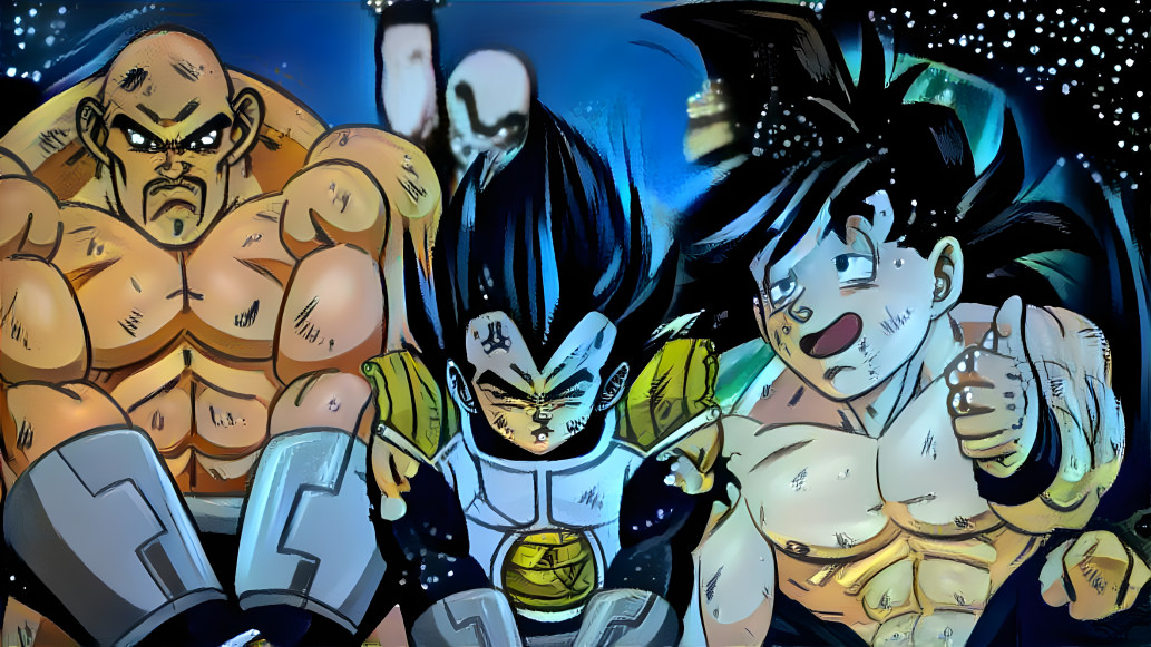 Nappa & Vegeta Taken into Galactic Patrol Custody