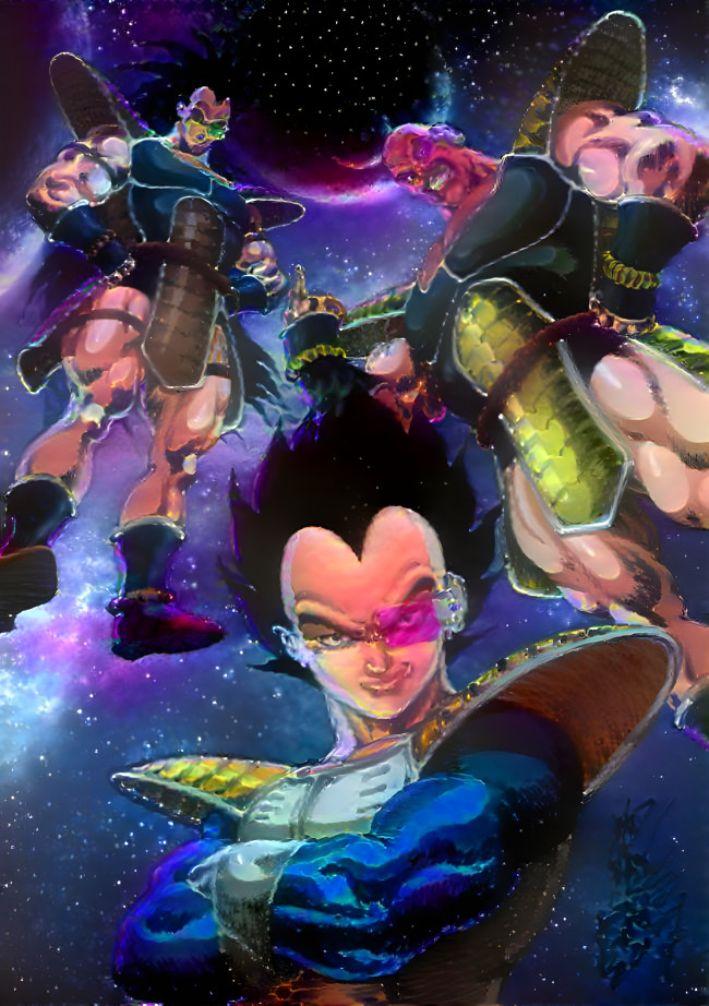 Vegeta, Raditz, & Nappa (Space Style)