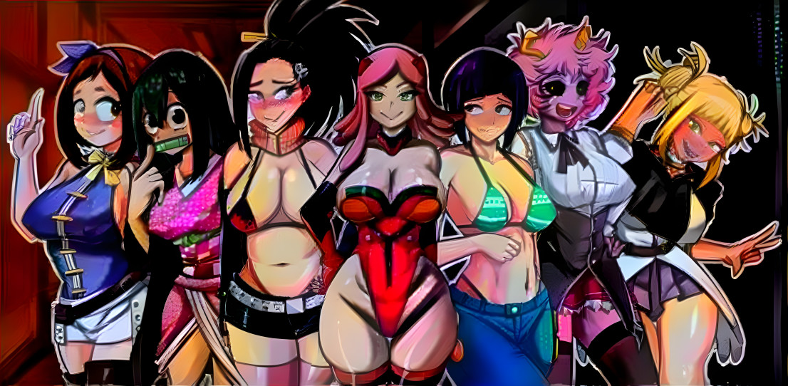 MHA Girls -Cosplay Party- (Badass Style)