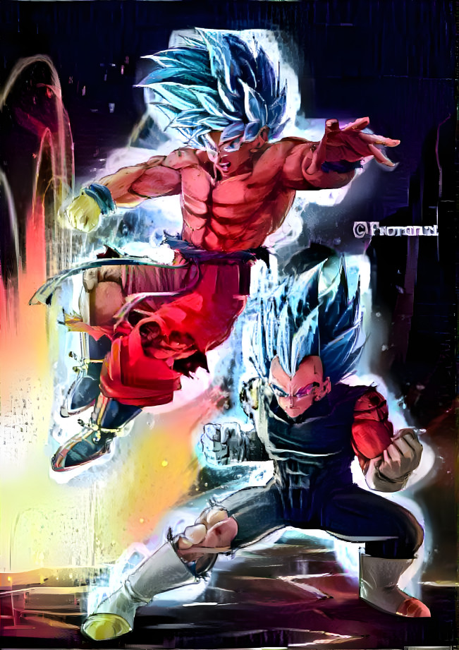 SSJB Goku & Vegeta