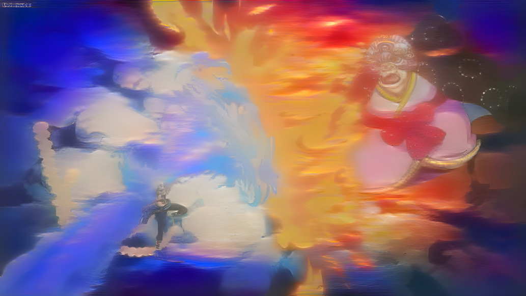 Marco vs Big Mom Fire Fight (White Blur Style)