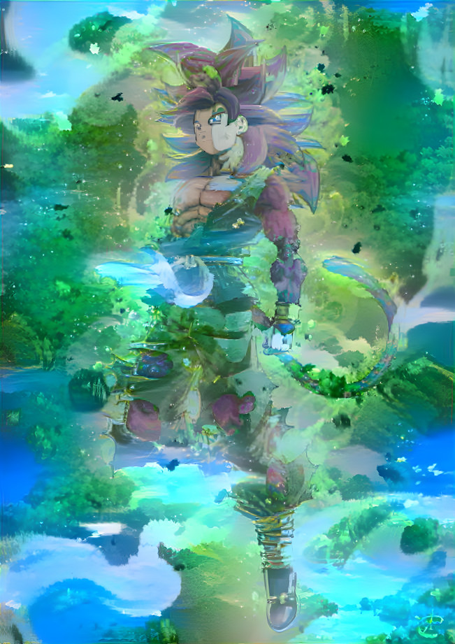 SSJ4 Goku Spectre in Digital BluGreen