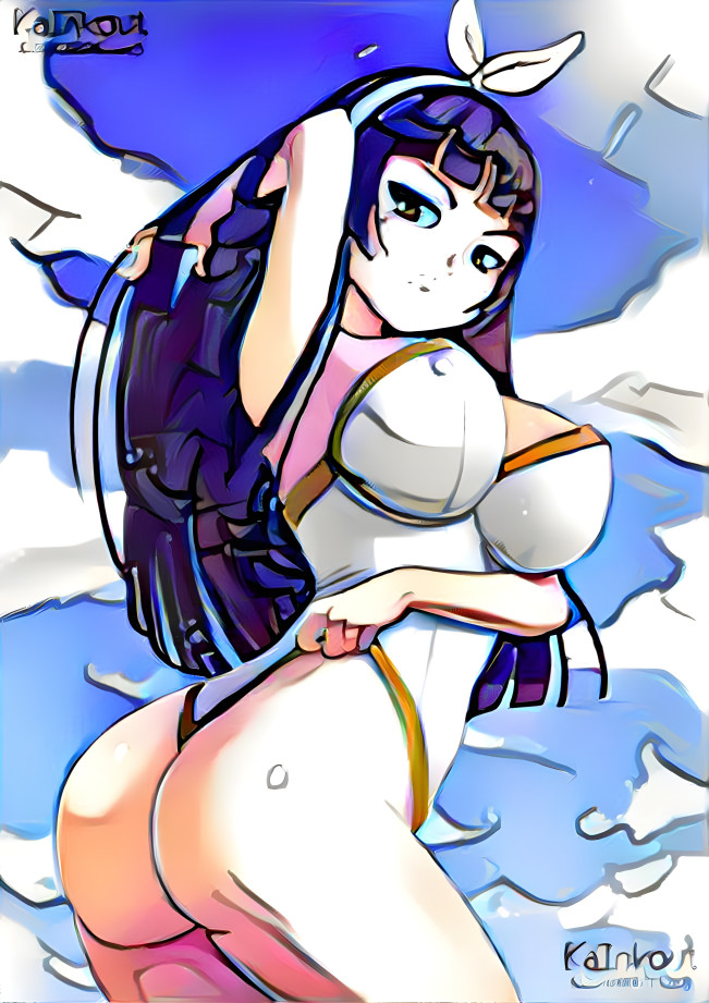 Kagura Swimsuit (Slightly Abstract Style)