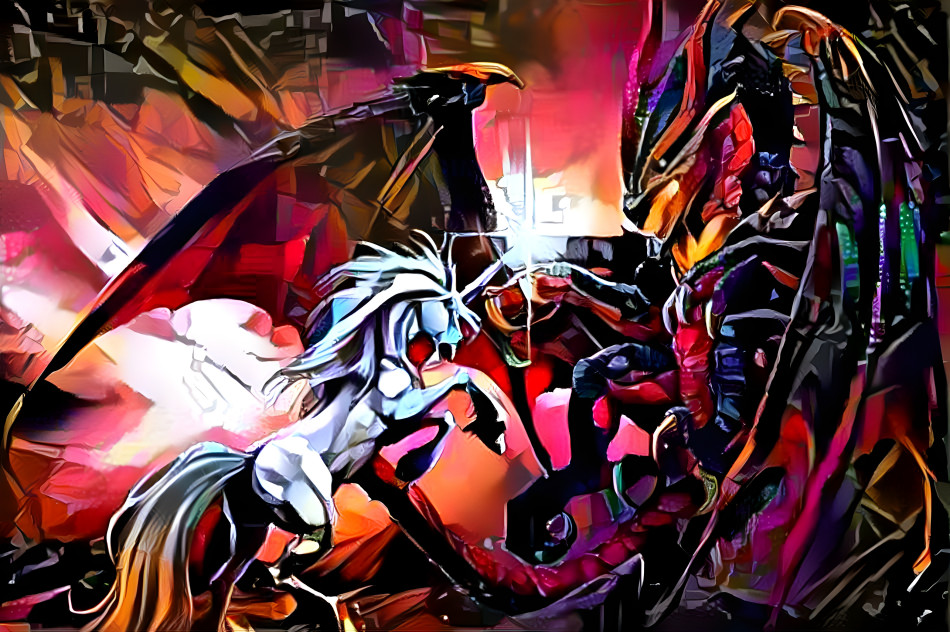 Unicorn VS Dragon (Badass Style)