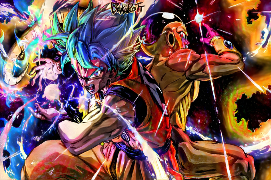 Badass SSJB Goku & Golden Frieza Teamup