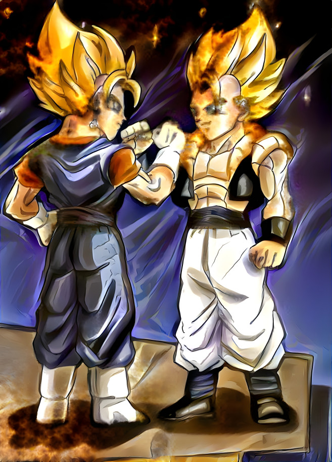 Vegito & Gogeta (Old DBM) -Epic Pastel-