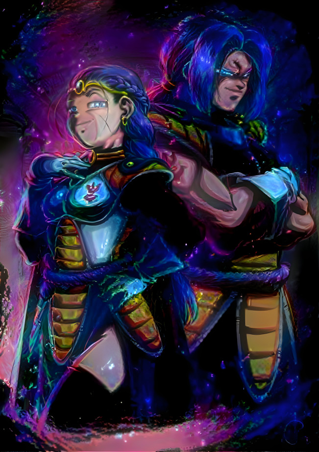 Princess Bra & Prince Trunks (Space Style)