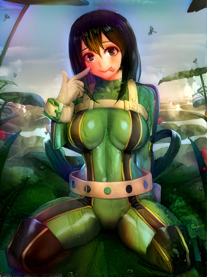 Froppy on Lily Pads