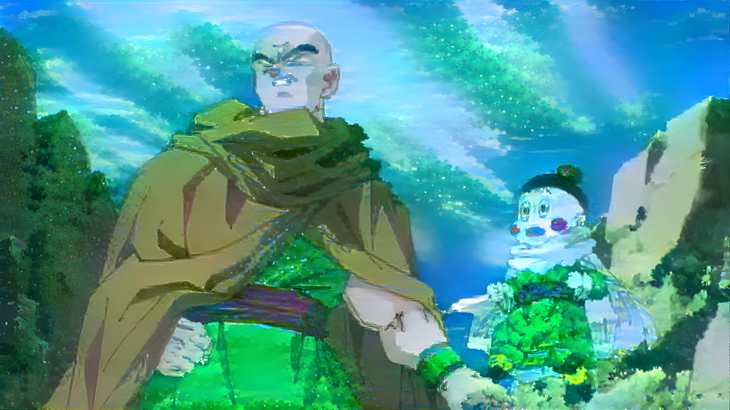 Tien & Chiaotzu (St Patrick's Day Clothes)