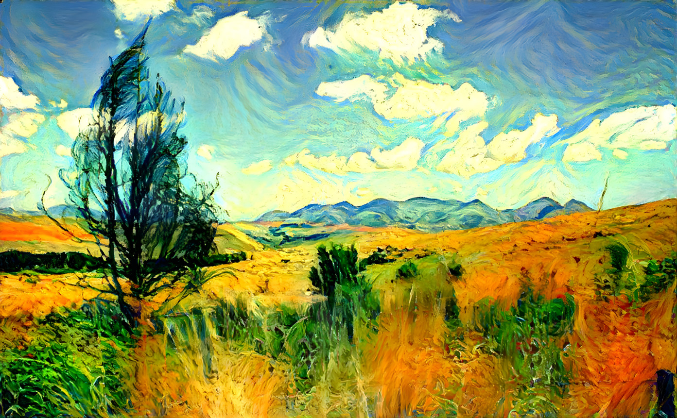 Steppe landscape