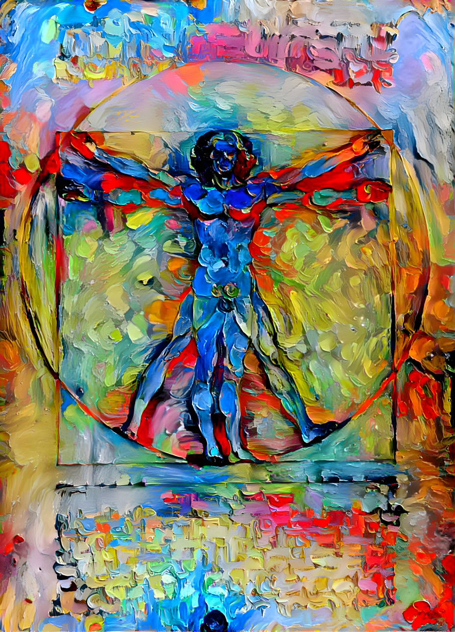 The vitruvian man