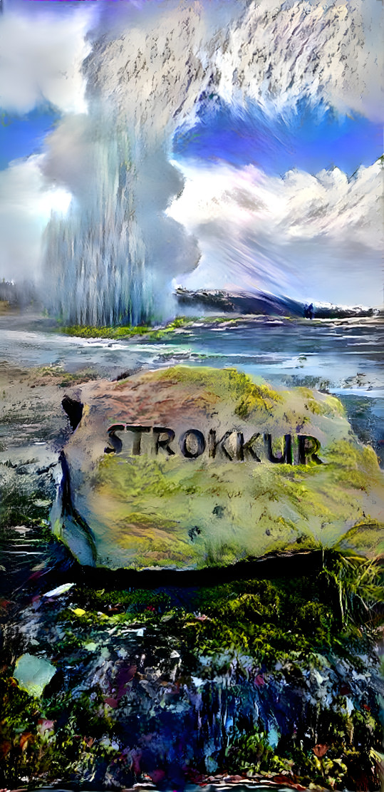 Strokkur erupted 