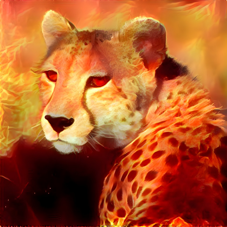 Fire cheetah