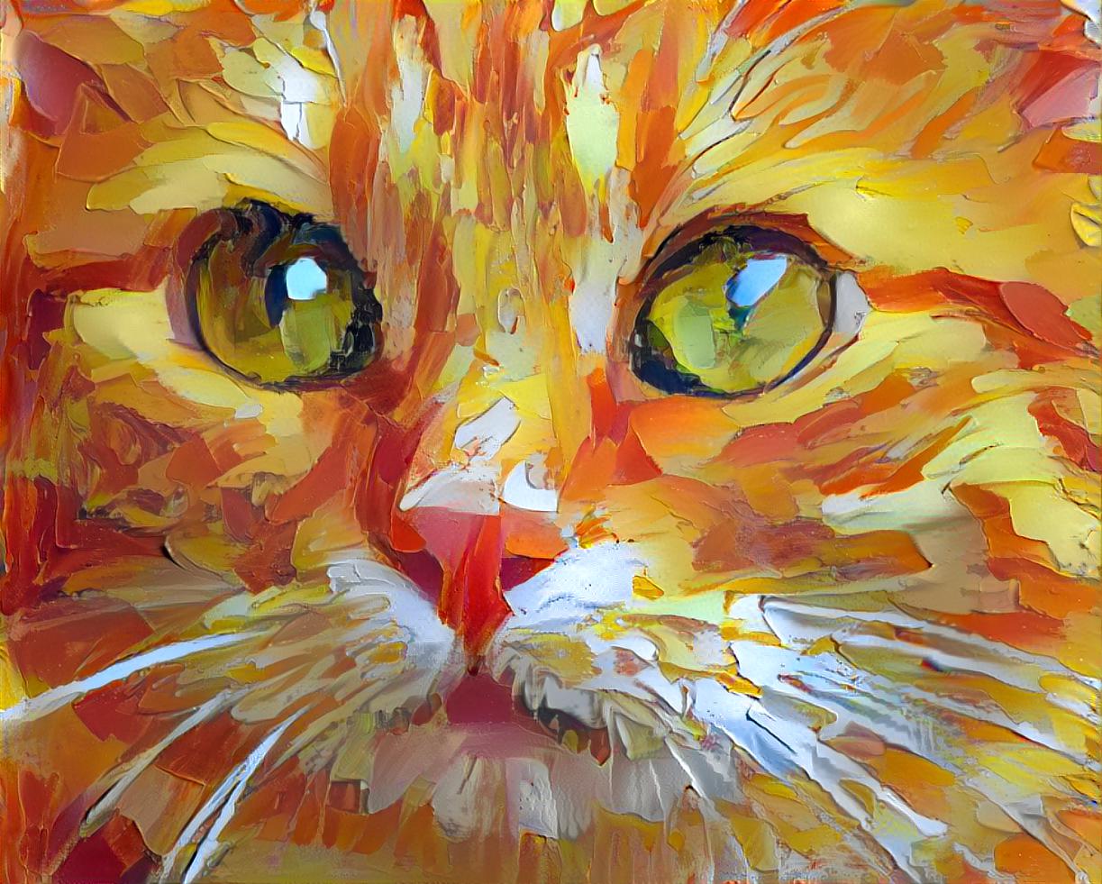 Impasto purrfection 