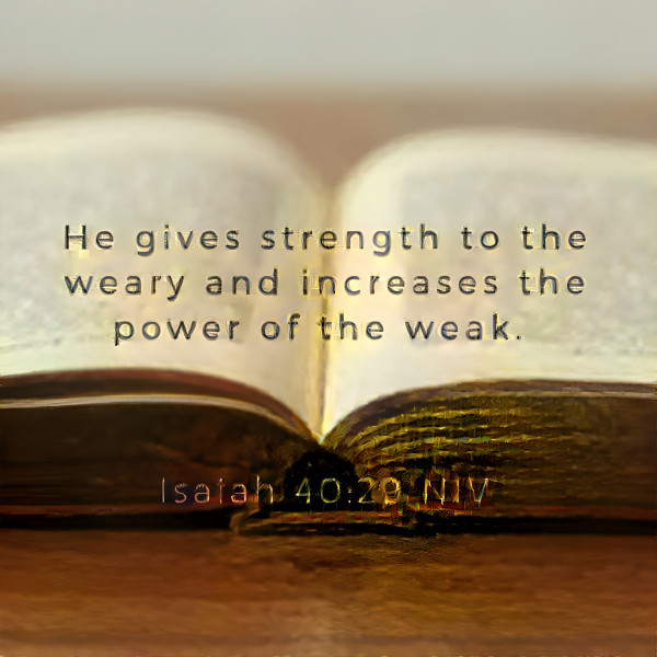 God can give you strength