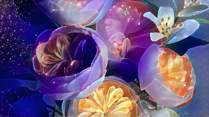 Flowers in space