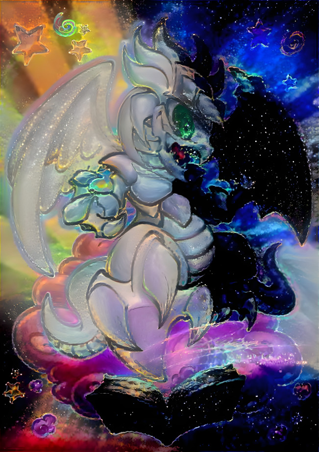 Toon Light & Darkness Dragon (Space Style)