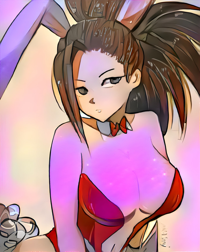 Bunny Girl Yaoyorozu (Popart Style)