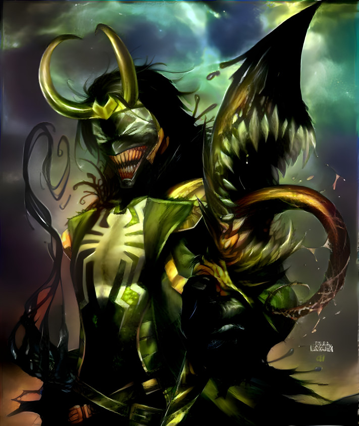 Terrifying Venom Loki