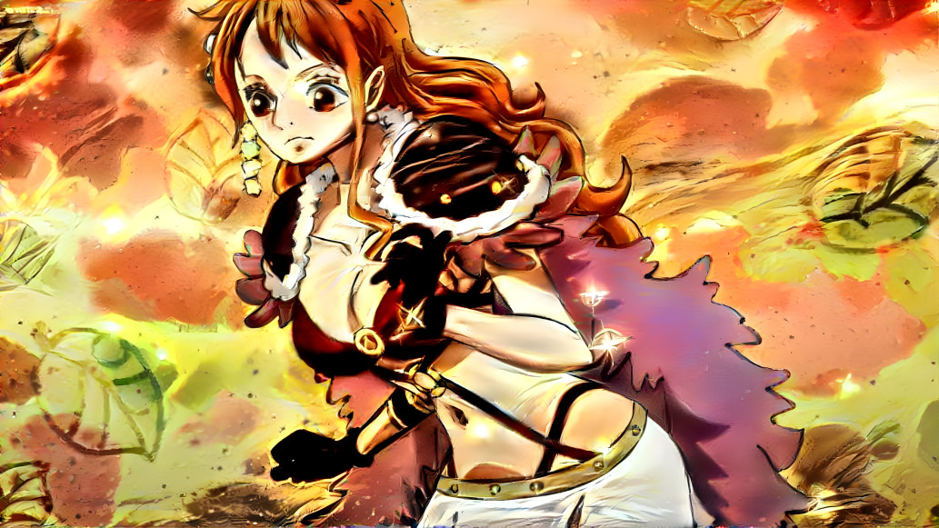 Nami in Beast Pirates Gear