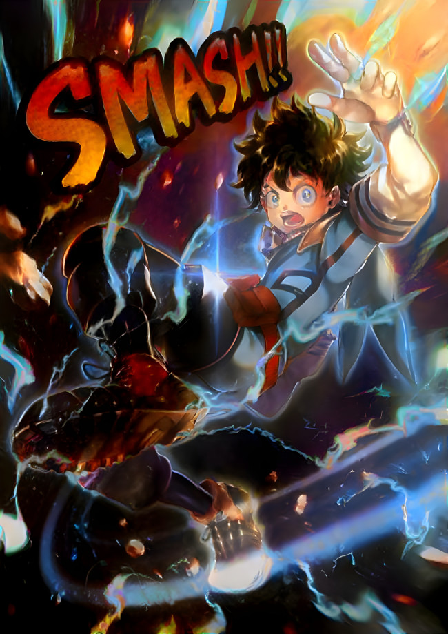 Deku SMASH in Space