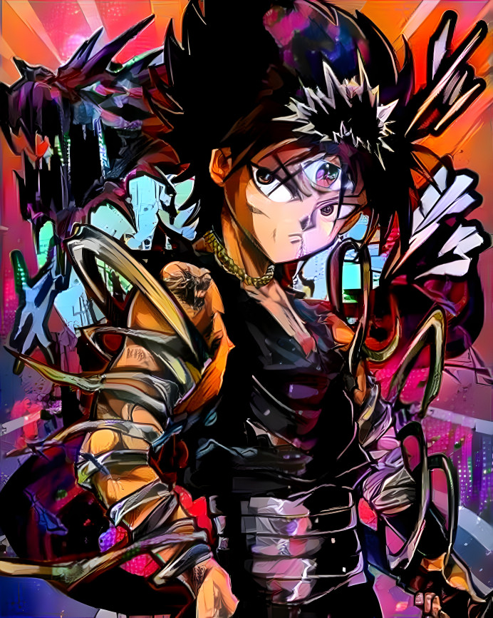 Hiei & Dragon of Darkness Flame (Badass Style)