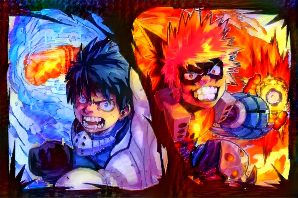 Deku vs Bakugo