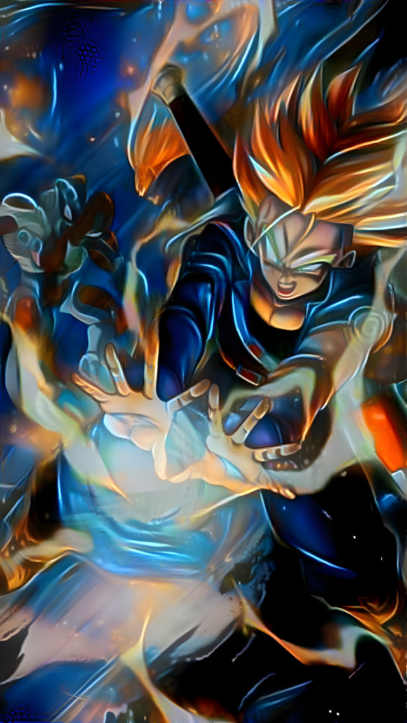 SSJ Trunks Burning Attack (OMG Epic Style)