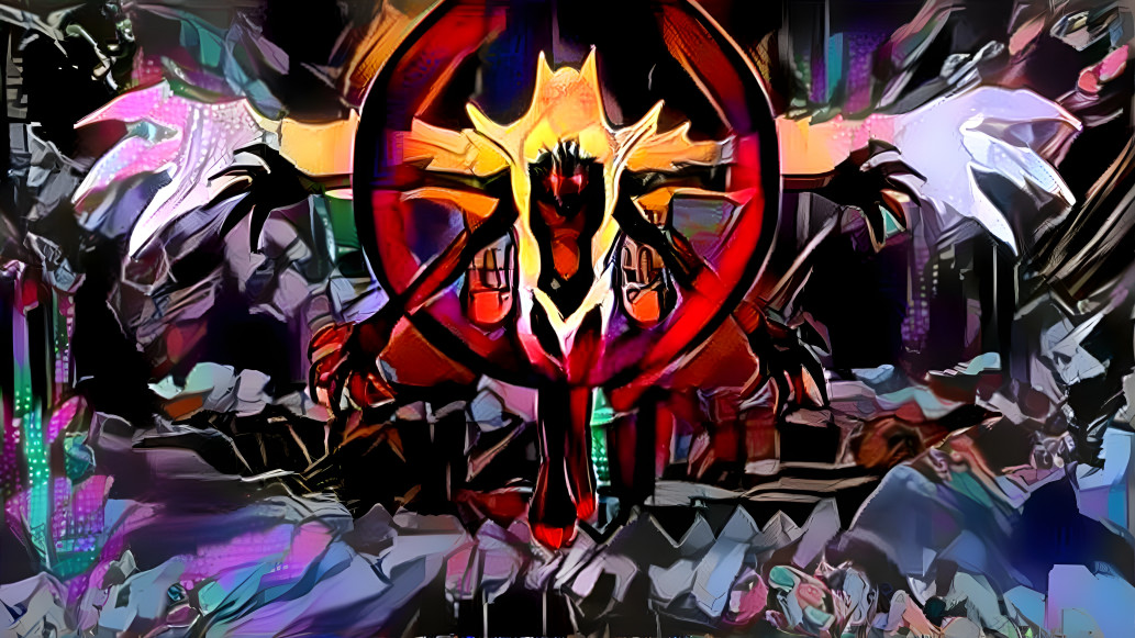 Demon's Awakening (Badass Abstract Style)