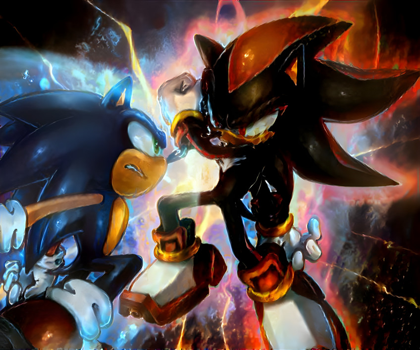 Sonic VS Shadow