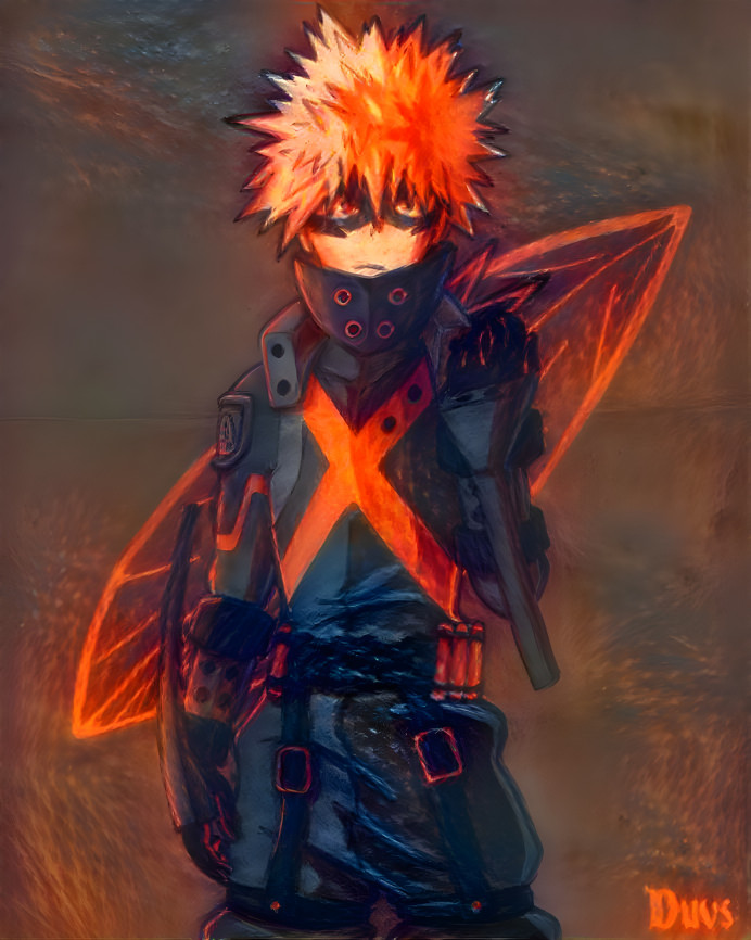 Bakugo -Black Variant Outfit- (Inferno Style)