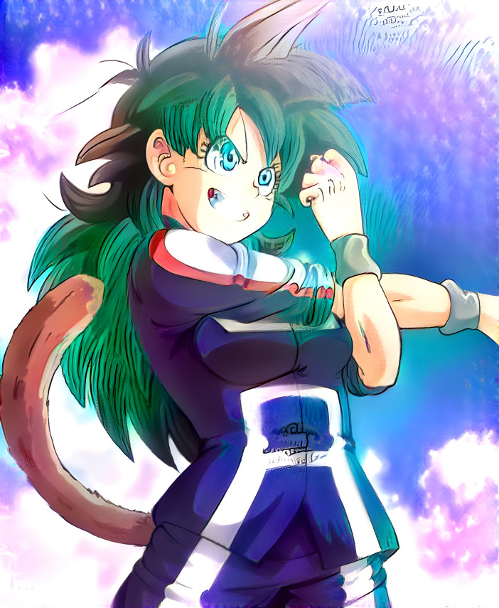 R63 Deku as a Saiyan