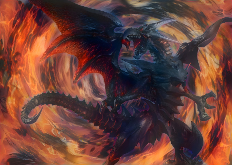 Red-Eyes Flaming Vortex (Inferno Style)