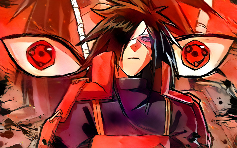 Rinnegan Madara with Sharingan BG (Kaioken Style)