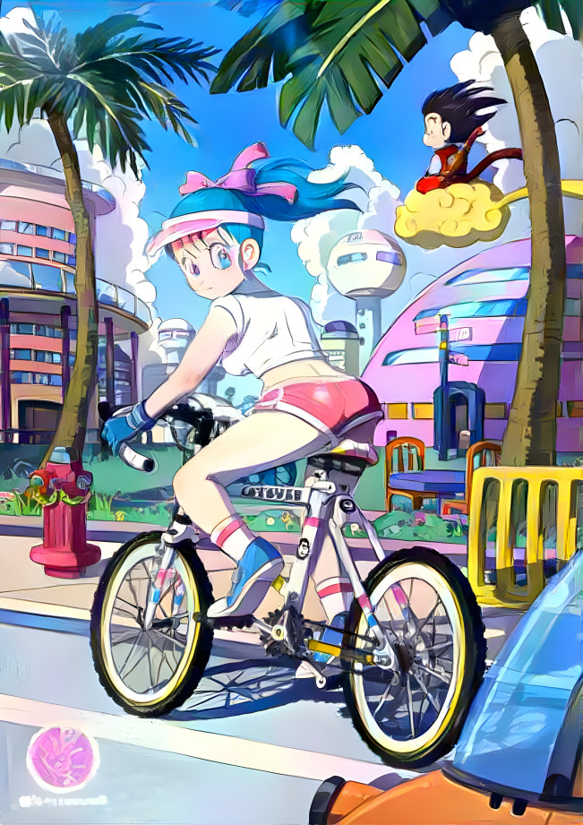 Bulma Morning Bike Ride [Brighter]