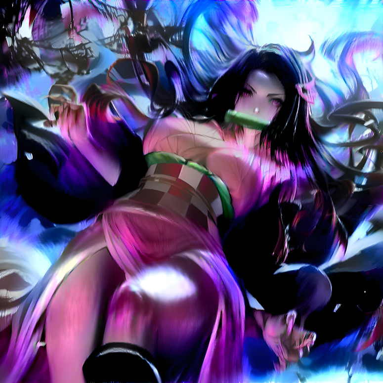 Sexy Menacing Nezuko (Akaza Disorder Style)