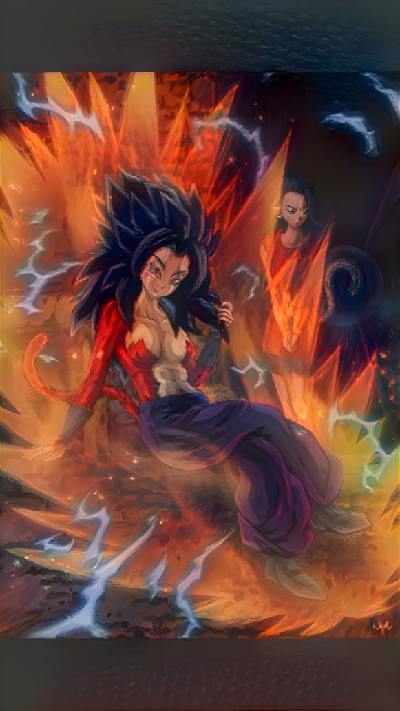 SSJ4 Caulifla (Inferno Style)