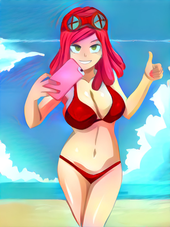 Mei Hatsume Swimsuit (Popart Style)