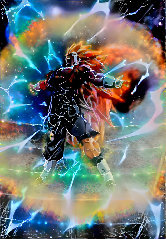 SSJ3 Vegito DBM Debut (Colorful Space Style)