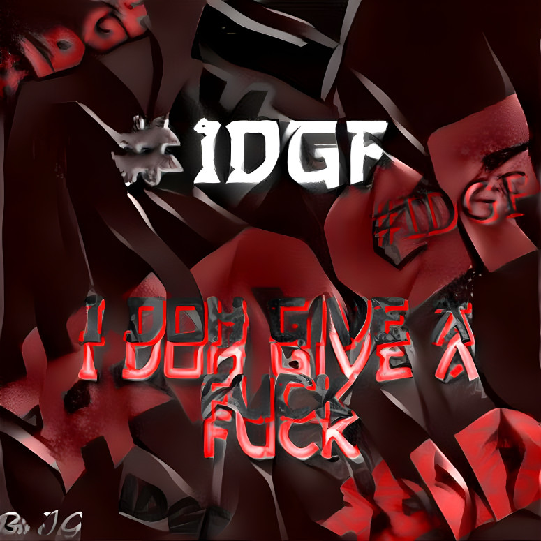 #IDGF I DON'T GIVE A FUC*