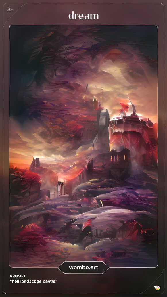 Hell Landscape Castle